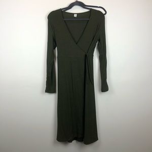 Old Navy Green Summer Wrap Dress